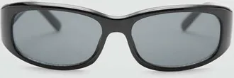 Mango Occhiali da sole montatura acetato nero - Donna - Taglia unica - MANGO