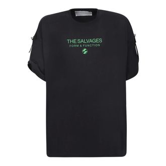The Salvages Black D-Ring T-shirt with Logo Print - male - The Salvages - T-Shirts - Black - ONE SIZE - Tops