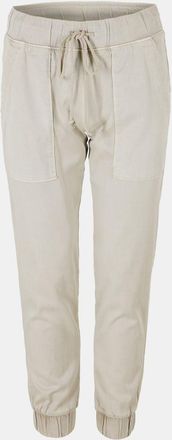 Bella Dahl Womens Solid Patterned Straight Joggers in Soft Tan - Size 14 UK
