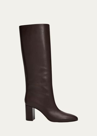 Gianvito Rossi 70mm Nappa Leather Knee-High Boots