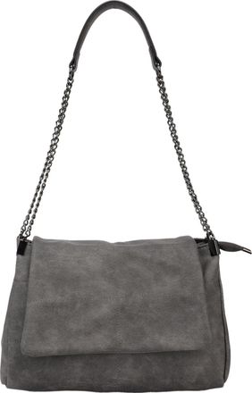 Generic Retro Flip Top Womens Crossbody Bag | Chain Strap Ladies Shoulder Handbag ZL-2411 (Grey)