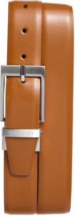Ted Baker Reversible Leather Dress Belt in Cognac/Black at Nordstrom Rack, Size 32
