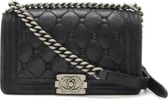 Chanel Pre-owned borse di pelle a tracolla - - Pre-owned - Donna - Nero - ONE SIZE