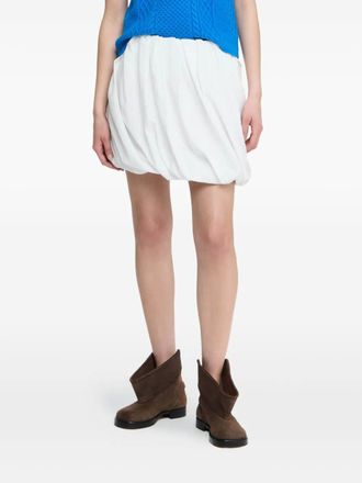 J.W.Anderson Minigonna gessata - Bianco