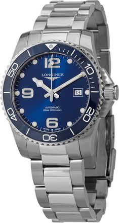 Longines Hydroconquest Automatic Blue Ceramic Bezel 41 mm Mens Watch L3.781.4.96.6