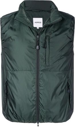 Aspesi Gewatteerd Gilet - Heren - Bodywarmers - Groen - XL - Jassen
