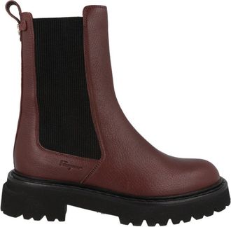 Ferragamo Leather Chelsea Boots