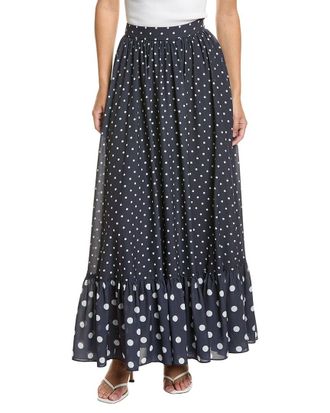 Toccin Goldie Tiered Maxi Skirt