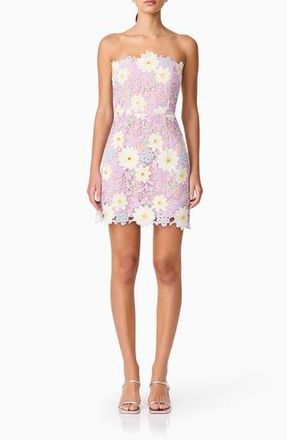 Elliatt Sigrid Strapless Minidress in Lilac Multi at Nordstrom Rack, Size Xx-Large
