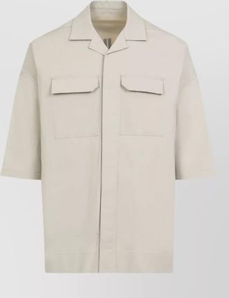 Rick Owens magnum tommy short sleeve shirt jacket