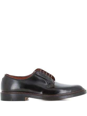Alden horse leather derby shoes - men - Horse Leather/Calf Leather/Calf Leather - 7.5 - Red