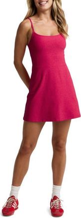 Beyond Yoga Energize Space Dye Active Dress in Berry Red Heather at Nordstrom, Size X-Large
