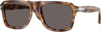 Persol Sunglasses, male, Brown, Size: 55 MM Po8002S Sunglasses