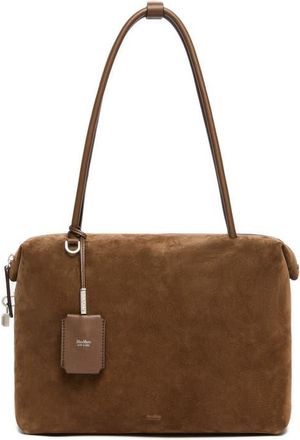 Max Mara Glide Leather Crossbody Bag in Cocoa at Nordstrom