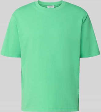 Lindbergh Lindbergh Oversized T-Shirt mit Rundhalsausschnitt in Apfel, Gr&ouml;&szlig;e XXXL