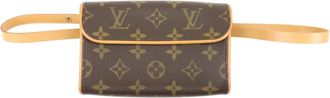 Louis Vuitton Florentine Waist Monogram Canvas Brown Canvas Handbag (Pre-Owned)
