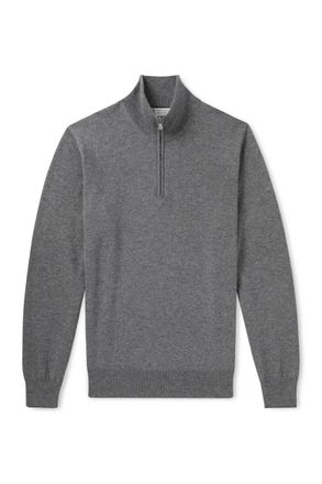 Brunello Cucinelli Cashmere Half-Zip Sweater