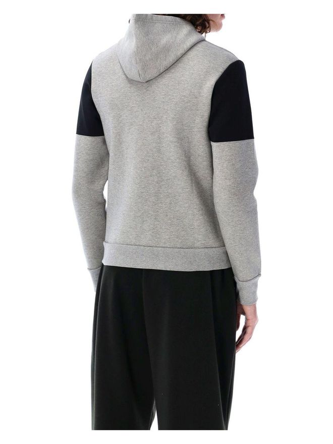 スウェット・トレーナー BALENCIAGA FLEECE (808832TRVJ2) Balenciaga Mens Sweatsuit Hoodie in Heather Grey/Black