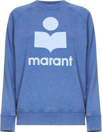 Isabel Marant Millyny Sweat Shirt - Dames - Sweatshirts - Blauw - L - Katoen - Hoodies & sweatvesten