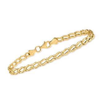 Canaria Canaria 10kt Yellow Gold Wavy-Link Bracelet