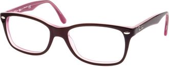 Ray-Ban Unisex Rx5228 Glasses In Brown/ Pink