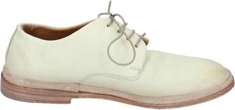Moma Elegante leren veterschoenen - Dames - Veterschoenen - Groen - 37 EU - Leer - Schoenen
