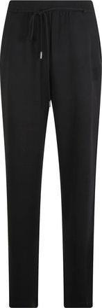Max Mara Slim-fit broek - Dames - Broeken - Zwart - Maat: M Leer