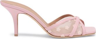 Malone Souliers Perla 70 Floral-mesh Heeled Sandals - Pink - 36 (IT36 / UK3)