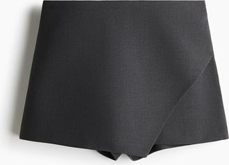 H&M Skort im Wickelschnitt - Grau
