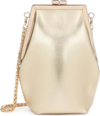 Kazar Avond Clutch - Dames - Clutches - Geel - ONE Size - Leer - Tassen