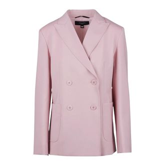 Max Mara Blazers, female, Pink, Size: M Giacca doppiopetto Zinnia
