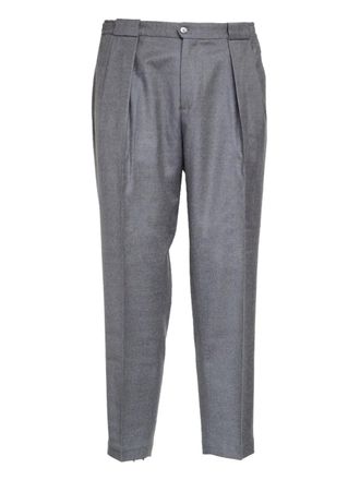 BRIGLIA 1949 Pantaloni Portobellos con pieghe - Grigio