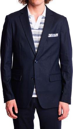 Paisley & Gray Dover Slim Fit Sport Coat in Navy Linen at Nordstrom Rack, Size 46