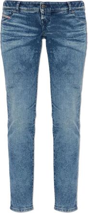Diesel Slim-fit Jeans, female, Blue, Size: W24 Jeans D-Waisty-Fsh6