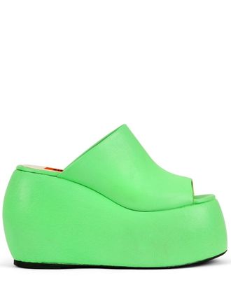 Simon Miller Bubble sandalen met sleehak - Groen