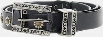 Golden Goose Black Embellished Belt