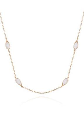 Vince Camuto Crystal Station Necklace in Gold Tone at Nordstrom Rack
