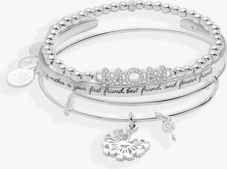 Alex and Ani Mothers day ewb 3 set dandelion in Silver at Nordstrom