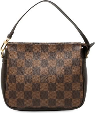 Louis Vuitton 1998 Damier Ebene Trousse Pochette handbag - Bruin