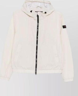 Peuterey hooded short bomber jacket