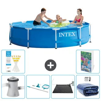 Intex Piscina Con Estructura Redonda - 305x76 Cm - 7-piezas S235