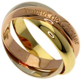 Cartier Trinity Yellow Gold (18K) Pink Gold (18K) White Gold (18K) Band Ring (Pre-Owned)