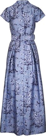 Sachin & Babi Abito lungo Marta a fiori - Blu