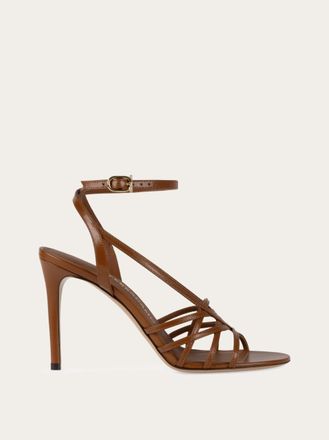 Ferragamo Women Strappy sandal Brown Size 10.5