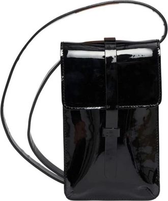 Ines De La Fressange Leonore Smartphone Tas - Dames - Telefoonaccessoires - Zwart - ONE Size - Katoen - Accessoires