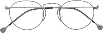 Yohji Yamamoto round-frame optical glasses - Black