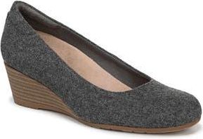 Dr. Scholls Be Flex Wedge Pump in Charcoal at Nordstrom Rack, Size 9.5
