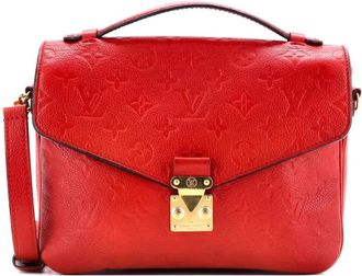 Louis Vuitton Pochette Metis Monogram Empreinte leren crossbodytas - Rood