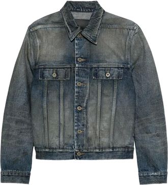 Rick Owens denim jacket - men - Cotton - M - Blue