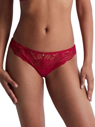 Aubade Womens Vibes Tanga - Red Polyamide - Size X-Small